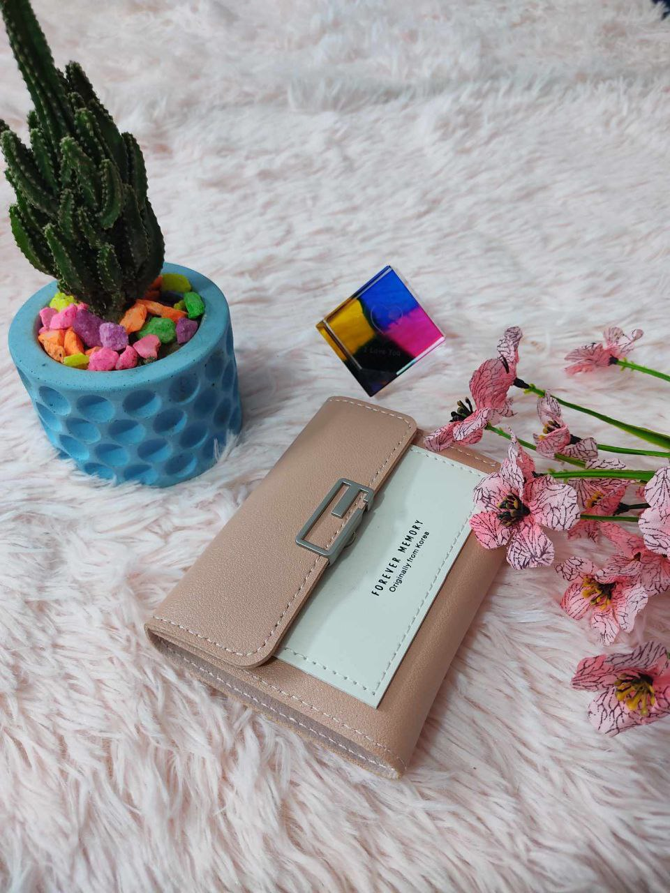 Ladiess wallet only Gray colour